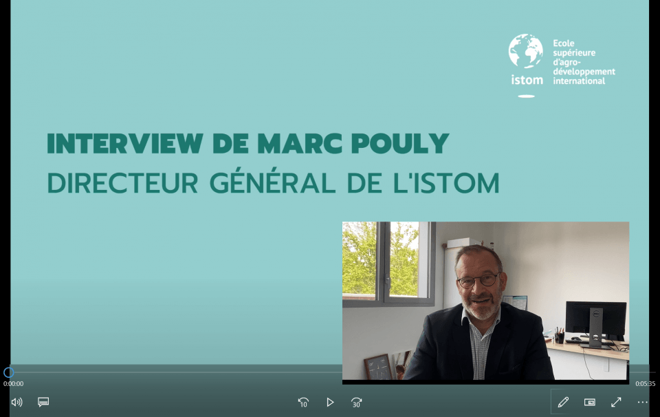 Interview de Marc Pouly, Directeur général de l'ISTOM